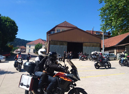 motards a villers le lac